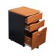 Archivero 3 Gavetas Carta Melamina Maple - Envío Gratuito