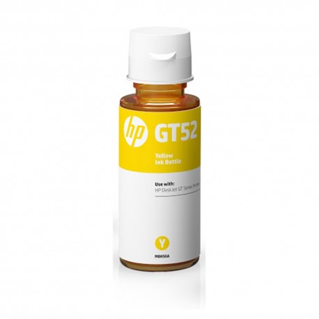 Botella HP GT52 Tinta Original Color Amarillo - Envío Gratuito