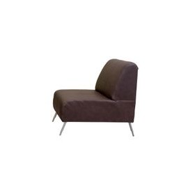 Sillón Indivudual Guinea Polipiel Café - Envío Gratuito