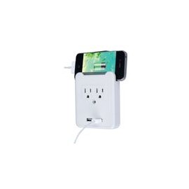 Adaptador Pared Doble Case Logic 2USb 2.4AMP UL Blanco - Envío Gratuito