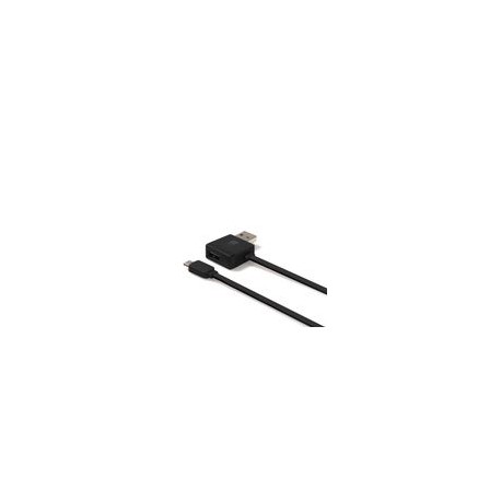 Cable Micro USB Case Logic 2 en 1 Negro - Envío Gratuito
