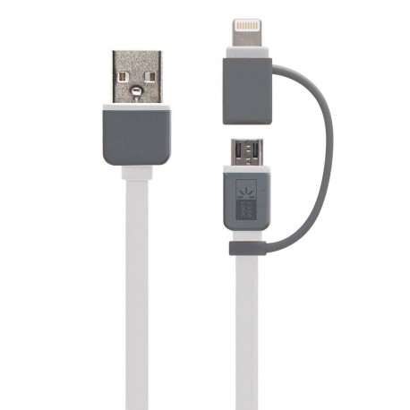 Cable Dual Light-Micro USB Case logic - Envío Gratuito