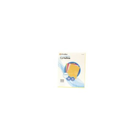 Opalina Officemax Carta Colores 50 Hojas 180 Gr - Envío Gratuito