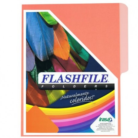 Folder Flashfile Bitono Carta Coral c/10 - Envío Gratuito