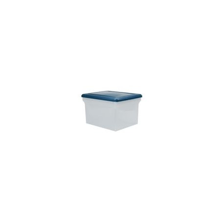 CAJA PLASTICO ARCHIVO TRANSP 35X46X27 CM 30LT - Envío Gratuito