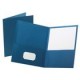 FOLDER PORTAFOLIO AZUL DOBLE SOLAPA CARTA OXFORD 5PZ - Envío Gratuito
