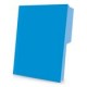 FOLDER AZUL CARTA PENDAFLEX 50PZ DOBLE TONALIDAD - Envío Gratuito
