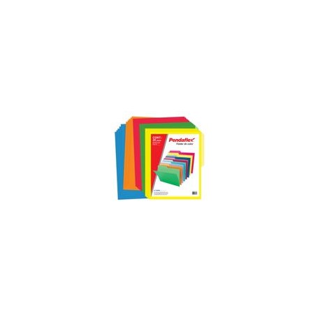 FOLDER COLORES CARTA PENDAFLEX 25PZ DOBLE TONALIDAD - Envío Gratuito