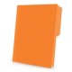 FOLDER NARANJA CARTA PENDAFLEX 25PZ DOBLE TONALIDAD - Envío Gratuito