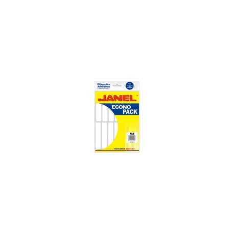 ETIQUETA ECONOPACK BLANCA FILE 20X105MM 168PZA/PQTE JANEL - Envío Gratuito