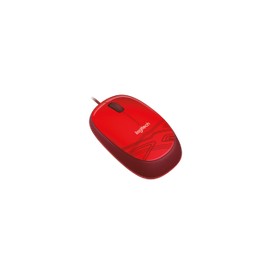 Mouse Logitech Alámbrico M105 Rojo - Envío Gratuito