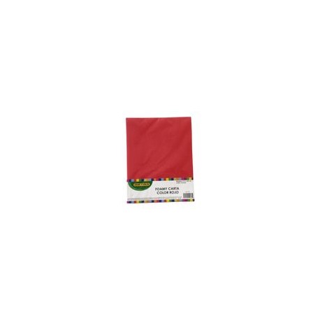 FOAMI CARTA ROJO 4 PZAS - Envío Gratuito