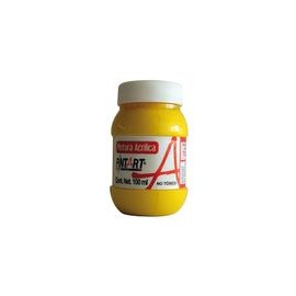 PINTURA ACRILICA AMARILLO CLARO 202 100ML PINTART - Envío Gratuito