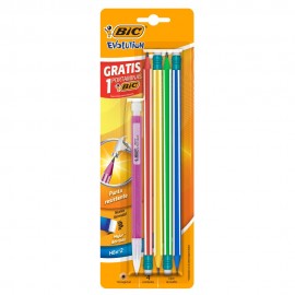 Lapiz Bic Conte Lines 4 piezas y 1 lapicero - Envío Gratuito