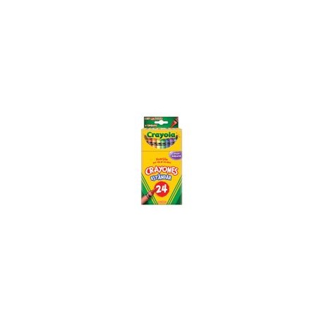 CRAYONES CRAYOLA 24 PZAS C SAC - Envío Gratuito