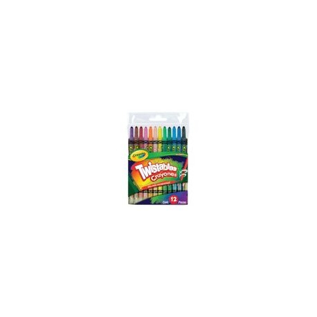 CRAYONES CRAYOLA TWISTABLES 12 - Envío Gratuito