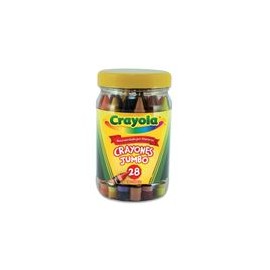 CRAYONES CRAYOLA JUMBO BOTE 28 - Envío Gratuito