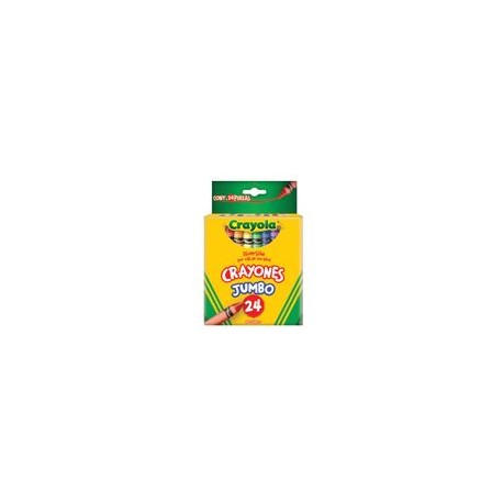 CRAYONES CRAYOLA JUMBO 24 PZAS - Envío Gratuito