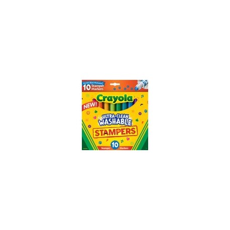 Marcadores con puntas de sello 10pzas Crayola - Envío Gratuito