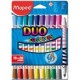 PLUMONES DUO CAJA DE CARTÓN 10/20 PZAS - Envío Gratuito