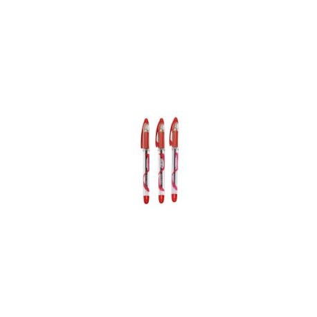 BOLIGRAFO BALLPOINT STICK ROJO PUNTO MEDIANO 1.0MM 12PZ - Envío Gratuito