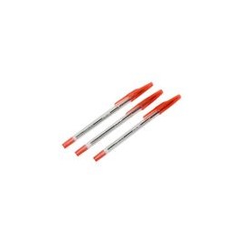 BOLIGRAFO BALLPOINT STICK CRYSTAL ROJO PUNTO MED 1.0MM 12PZ - Envío Gratuito