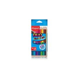 Lapices de Colores Colro Peps Duo 12 piezas con 24 colores - Envío Gratuito