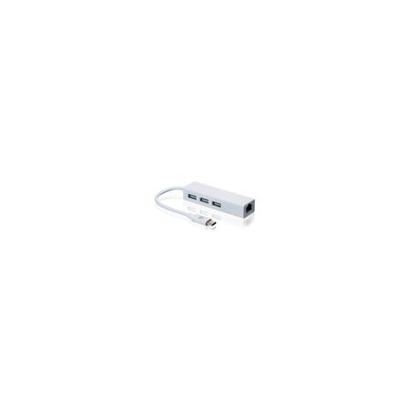 Adaptador Case Logic de USB-C a Ethernet y 3 USB Blanco - Envío Gratuito