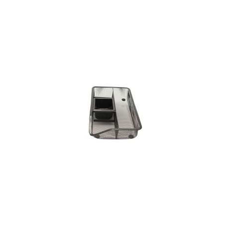 Charola Organizadora Negra Malla 27.5x16x5cm OMX - Envío Gratuito