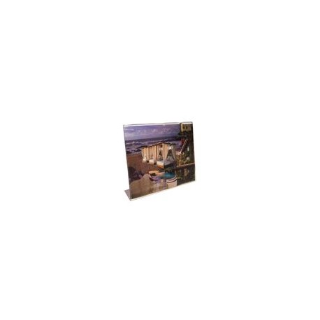 Portaletrero de Acrílico Horizontal 8.5x11 Pulgadas OMX - Envío Gratuito