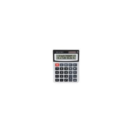 Calculadora Sentry Escritorio 12D Plata - Envío Gratuito