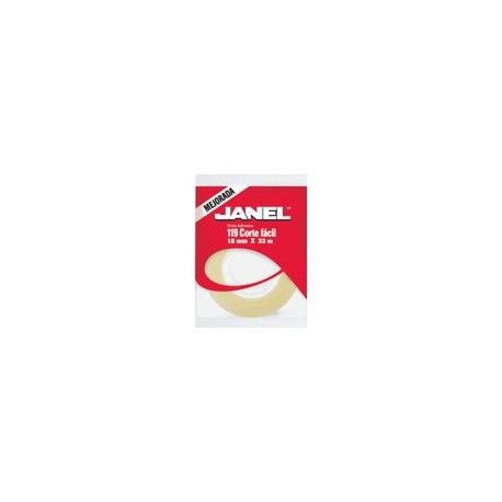 CINTA TRANSPARENTE 18MMX33M PIEZA - Cinta Transparente Janel 18X33 Pieza - Envío Gratuito