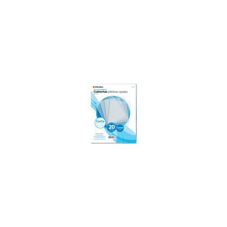 CUBIERTA PLASTICA RAYADA CRISTAL 20P OMX - Envío Gratuito