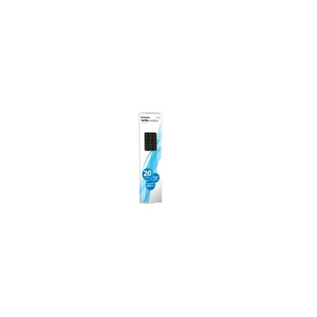 ARILLO METALICO 1/2 NEGRO BLISTER CON 20P OMX - Envío Gratuito