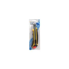 CUTTER DE PLASTICO CON CUERPO DE METAL Y NAVAJA DE 18MM - Envío Gratuito