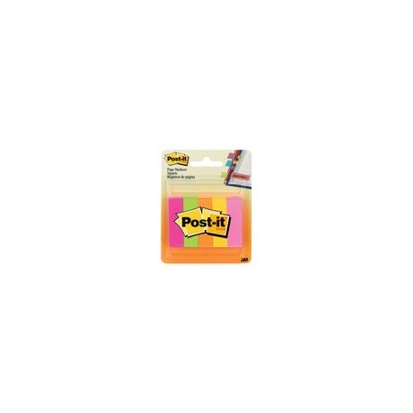 BANDERITAS PAPEL COLOR NEON 500 HOJAS - Envío Gratuito