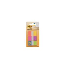 BANDERITAS POST-IT 1  COLORES BRILLANTES MEZCLADOS - Envío Gratuito