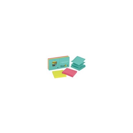 Notas Adhesivas Post-it Miami 3x3 6pk - Envío Gratuito