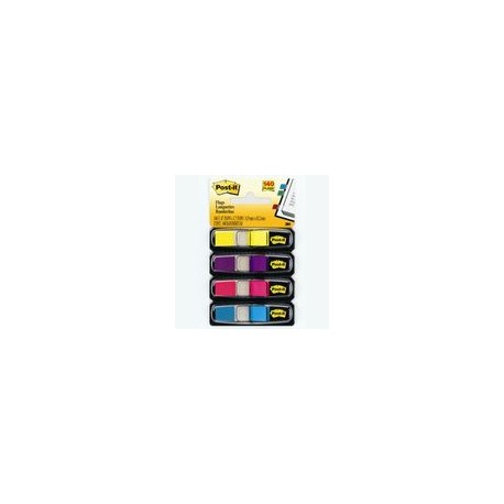 MINI BANDERITAS COLORES BRILLANTES POSTIT 140PZAS - Envío Gratuito
