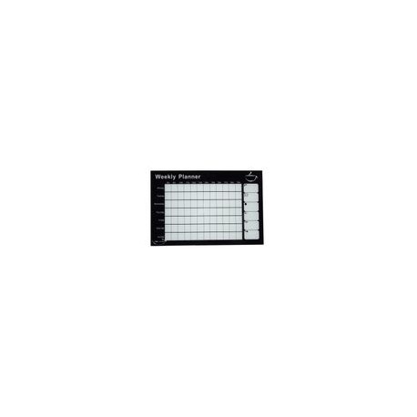 Planeador Semanal de Cristal Templado 40x60cm - Envío Gratuito