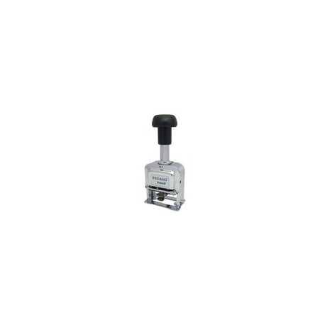 Foliador Pegaso 6 Digitos Automatico Cuerpo Metalico - Envío Gratuito