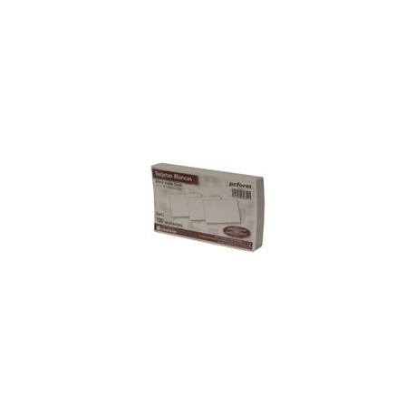 TARJETA INDICEBLANCA 3X5 100PZ - Envío Gratuito