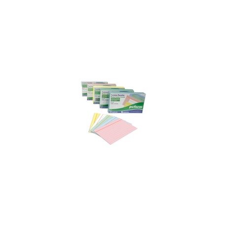 TARJETA INDICE RAYADA BLANCO 3X5 100PZ - Envío Gratuito