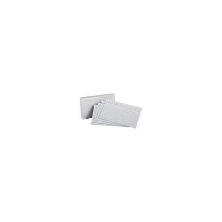 TARJETA 3X5 RAYADA PAQUETE CON 100 MARCA OXFORD - Envío Gratuito