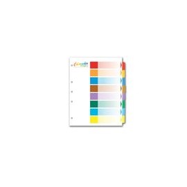 SEPARADORES CON 8 DIVISIONES COLORINDEX JUEGO - Envío Gratuito