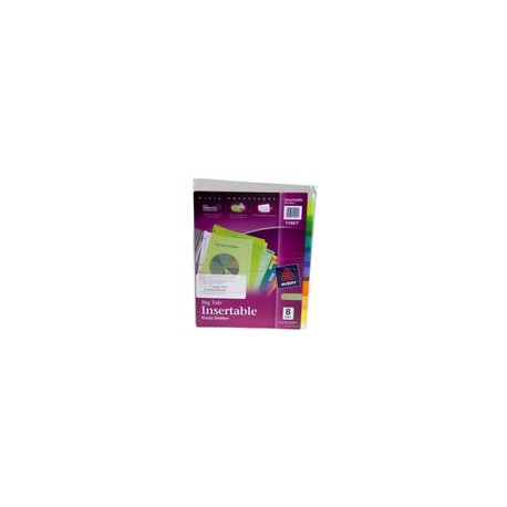 SEPARADOR 8 DIVISIONES PESTANAS A COLORS DURABLE AVERY - Envío Gratuito