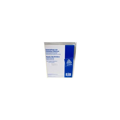 SEPARADOR 8 DIVISIONES PESTANAS A COLORS DURABLE AVERY - Envío Gratuito