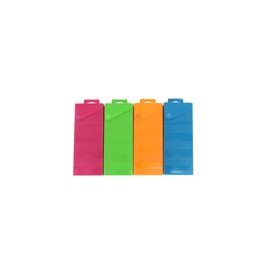 Lapicera PVC Colores Neon Az/Na/Ro/Ver - Envío Gratuito