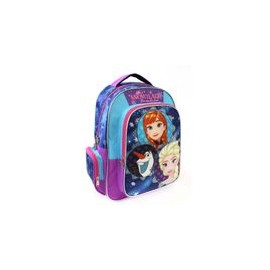 Mochila Primaria Ruz Disney Fronzen Ni¦a Azul con Morado - Envío Gratuito