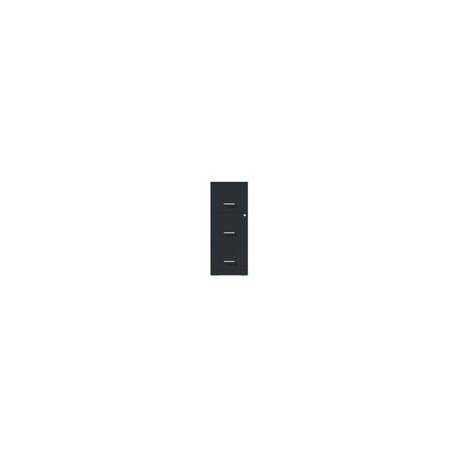 Archivero 3 Gavetas Carta Acero Negro - Envío Gratuito